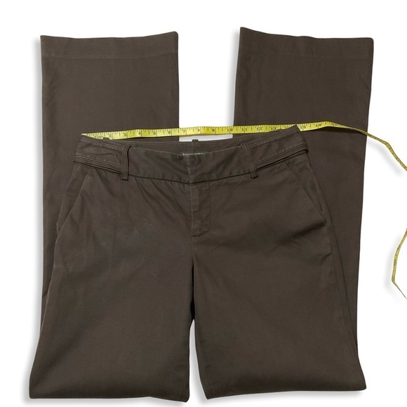 Banana Republic Y2K Pants Womens 4 Bootcut Brown Stretch Preppy Office Work - Picture 4 of 7